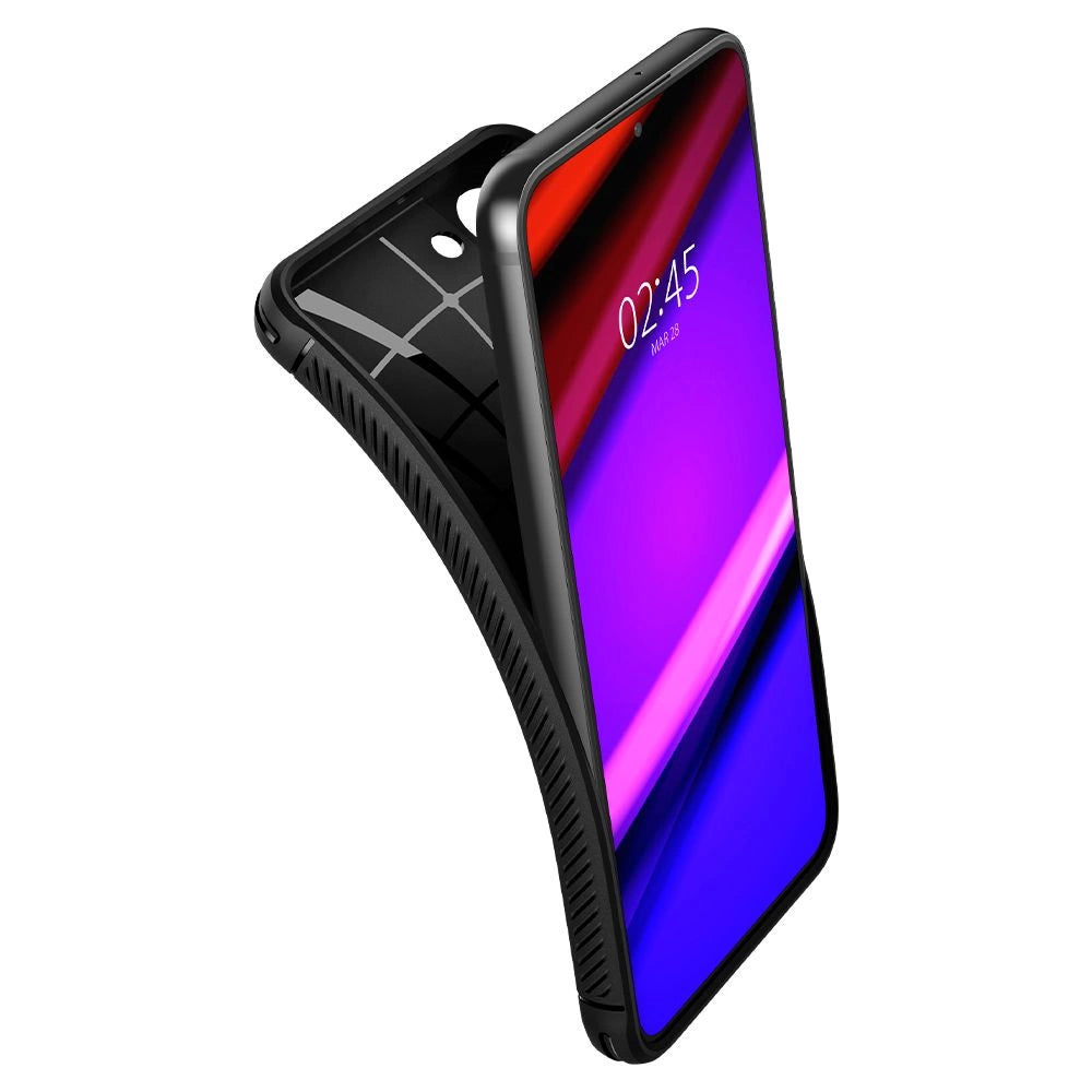Spigen Rugged Armor Case til Samsung Galaxy S22 - Matte sort