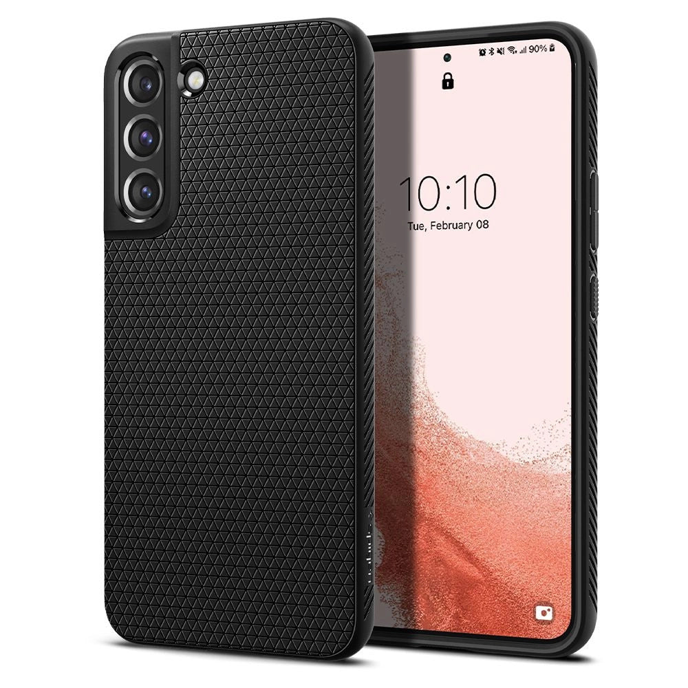 Spigen Liquid Air Case til Samsung Galaxy S22 - Matte sort