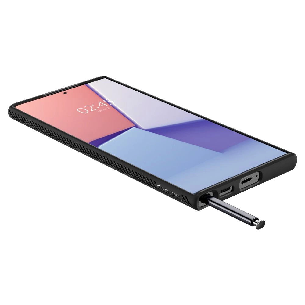 Spigen Liquid Air Case til Samsung Galaxy S22 Ultra - Matte sort
