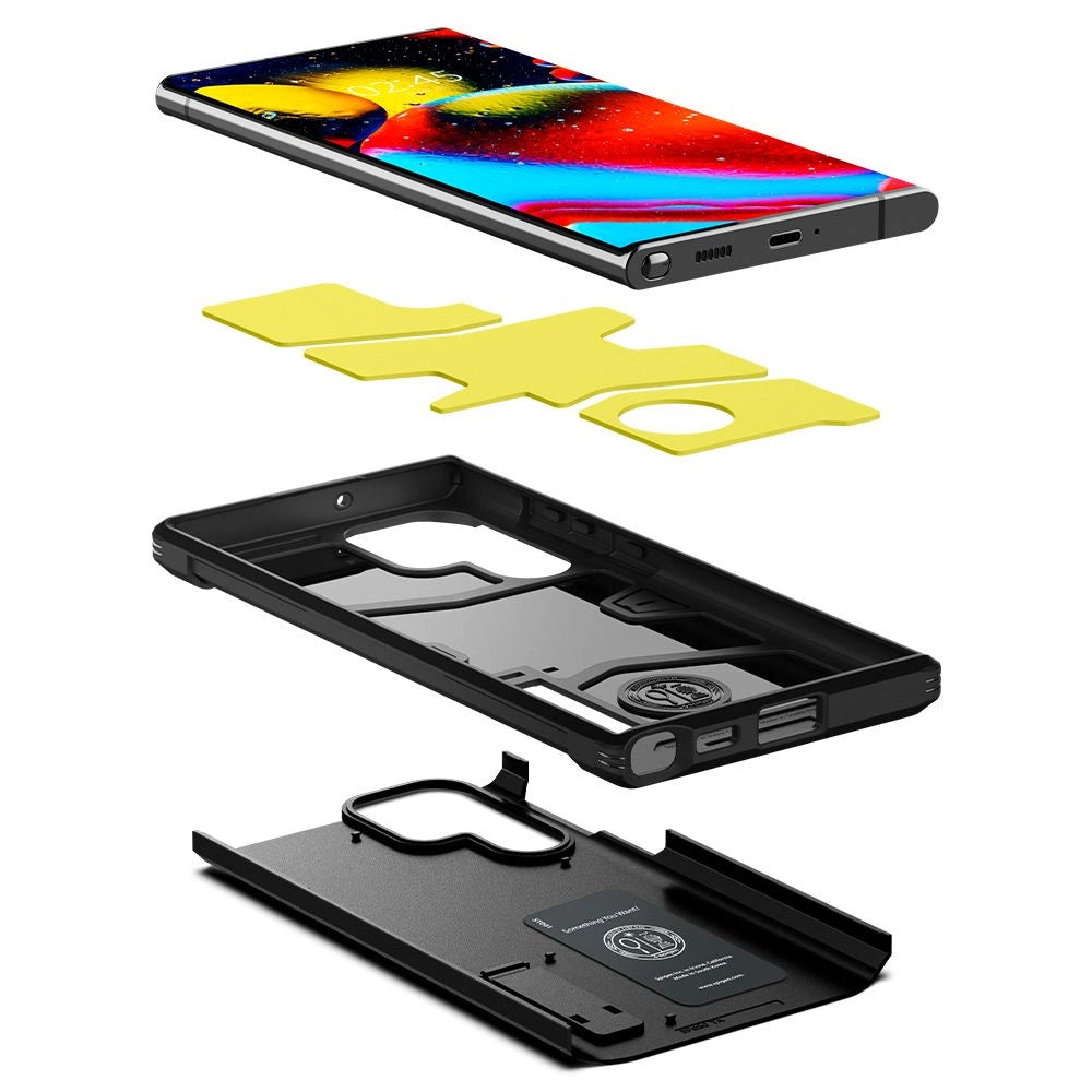 Spigen Tough Armor Case til Samsung Galaxy S22 Ultra - sort
