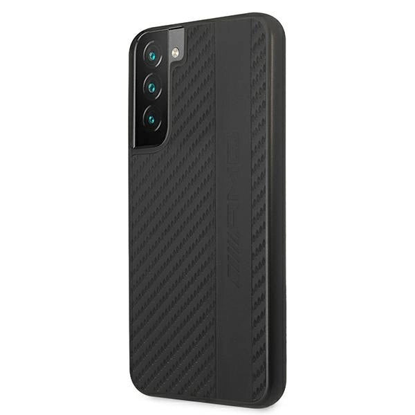AMG AMHCS22MBLSCA S22+ S906 sort/sort hardcase Carbon Stripe&Embossed