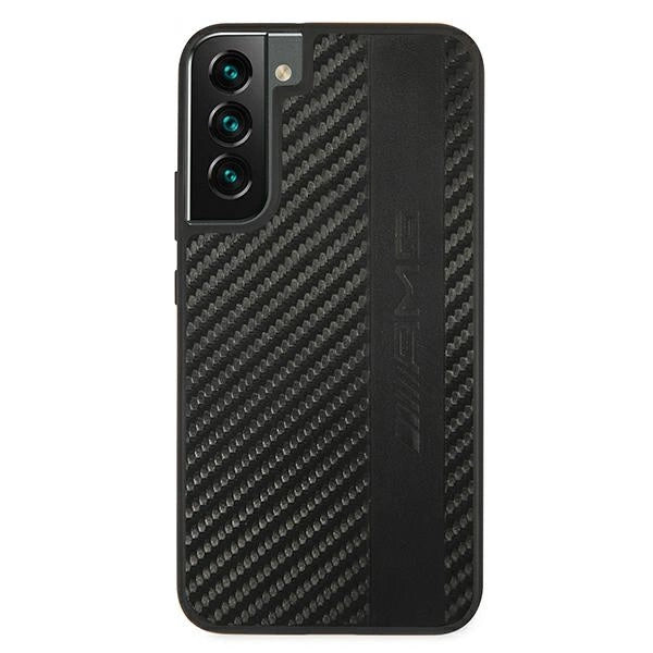 AMG AMHCS22MBLSCA S22+ S906 sort/sort hardcase Carbon Stripe&Embossed