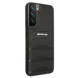 AMG AMHCS22MGSEBK S22+ S906 sort/sort hårdkasse Læder Debossed Lines
