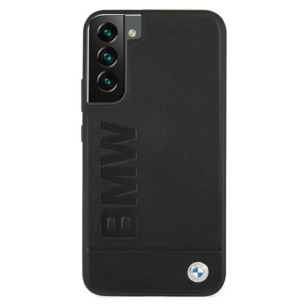 Etui BMW BMHCS22MSLLBK S22+ S906 sort/sort hårdkasse Signatur Logo Aftryk