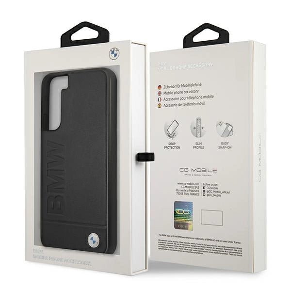 Etui BMW BMHCS22MSLLBK S22+ S906 sort/sort hårdkasse Signatur Logo Aftryk