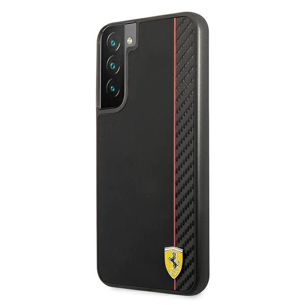 Ferrari FESAXHCS22MBK S22+ S906 sort/sort hardcase On Track Carbon Stripe