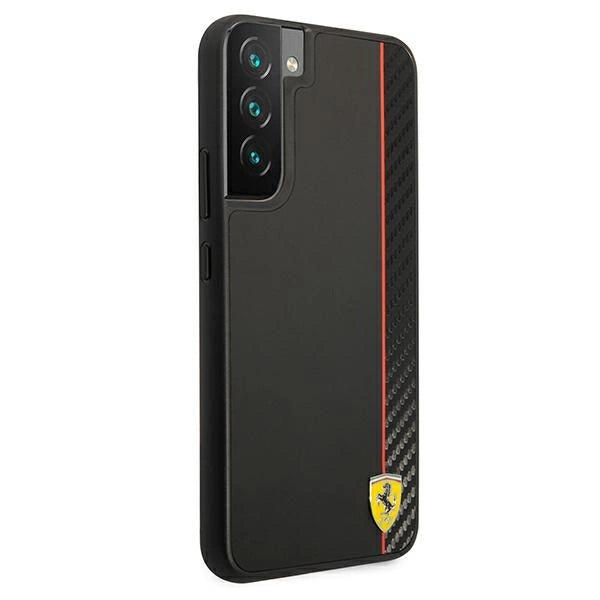 Ferrari FESAXHCS22MBK S22+ S906 sort/sort hardcase On Track Carbon Stripe