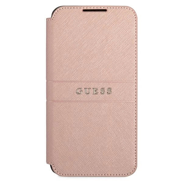 Guess GUBKS22MPSASBPI S22+ S906 pink/pink bog Saffiano Stripes