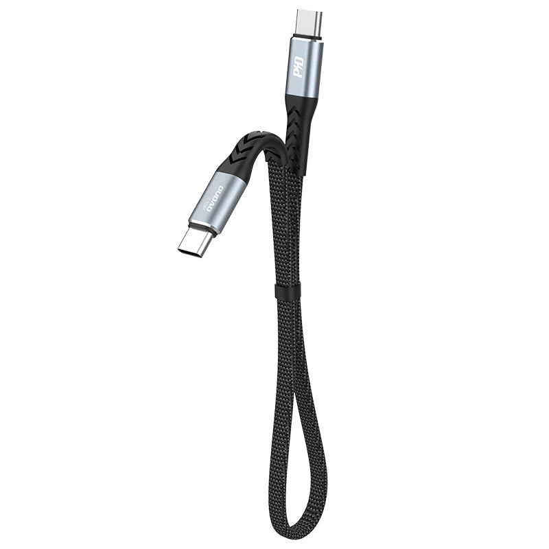 Dudao L10C USB-C - USB-C PD Cable 100W 5A 0.23m - Black