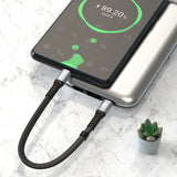 Dudao L10C USB-C - USB-C PD Cable 100W 5A 0.23m - Black