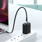 Dudao L10C USB-C - USB-C PD Cable 100W 5A 0.23m - Black