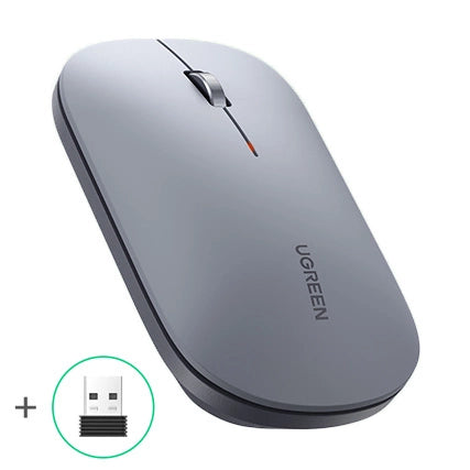 Ugreen praktisk trådløs mus USB grå (MU001)