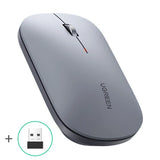 Ugreen praktisk trådløs mus USB grå (MU001)