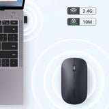 Ugreen praktisk trådløs mus USB grå (MU001)