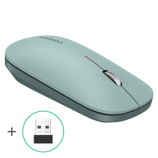 Ugreen praktisk trådløs mus USB grøn (MU001)