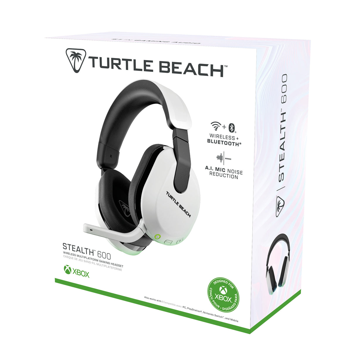 Turtle Beach Stealth 600 Gen 3 Headset Trådløs Spil Bluetooth Hvid