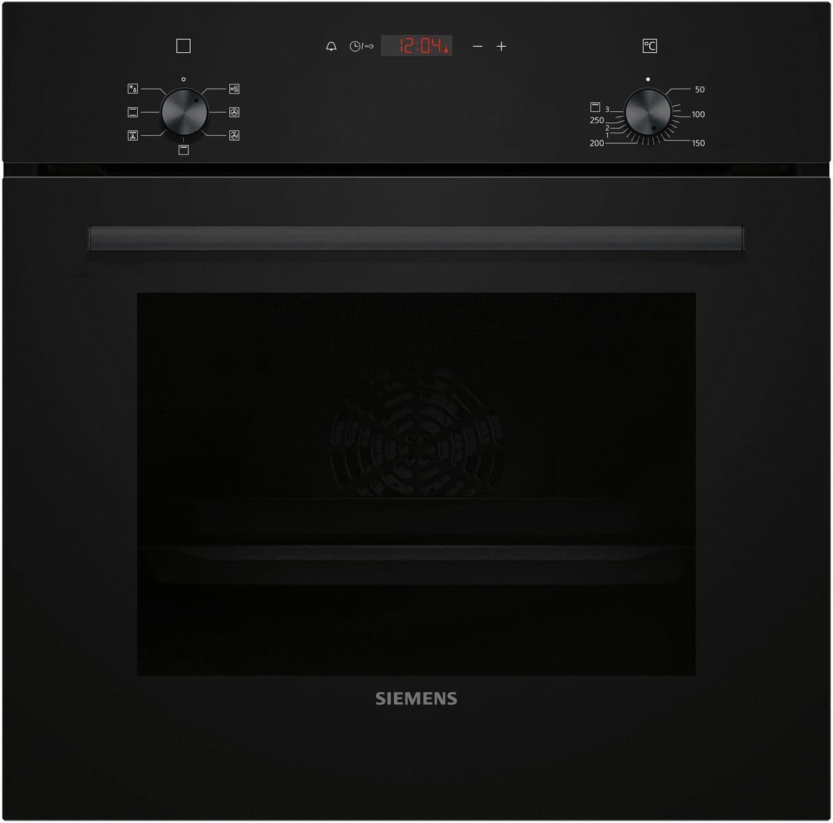 Siemens iQ100 HB013FBB1 ovn 66 L Sort