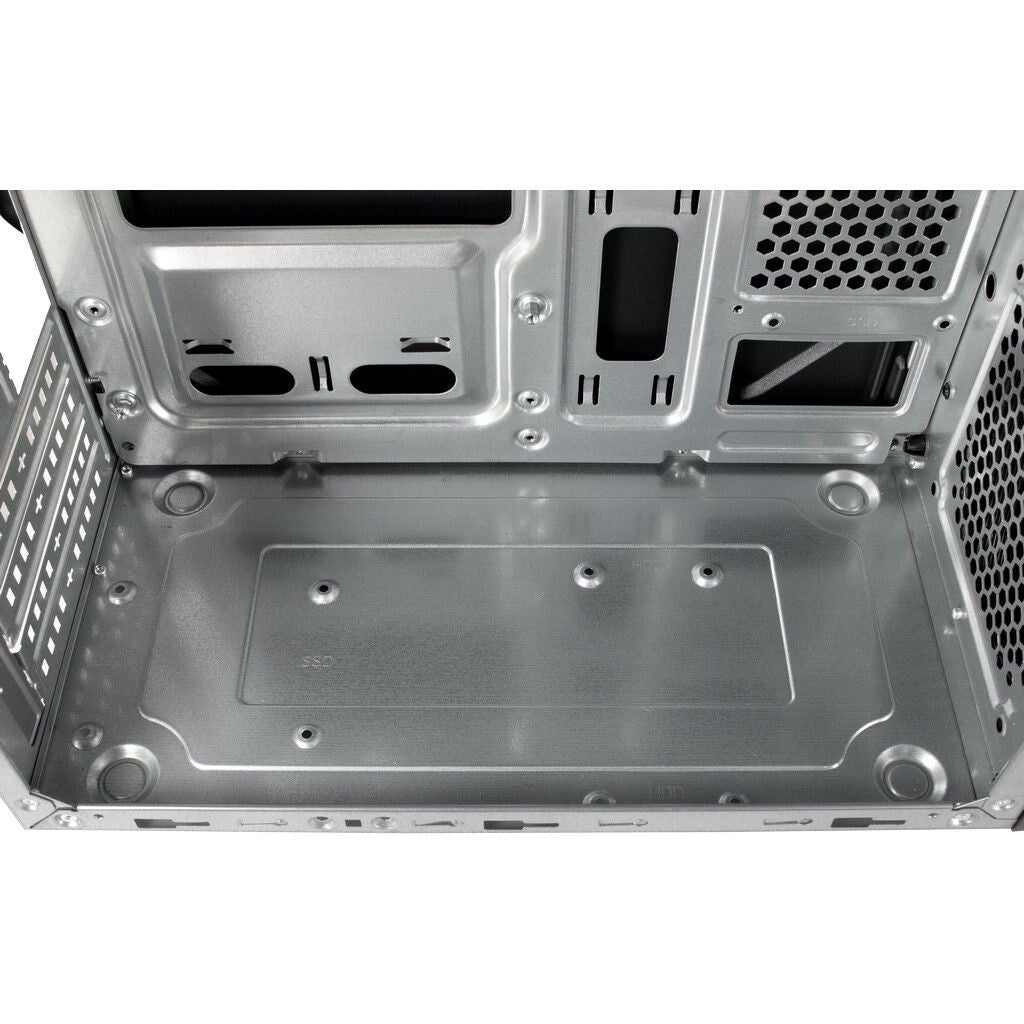 Inter-Tech IT-6505 Reto Tower Micro ATX Sort