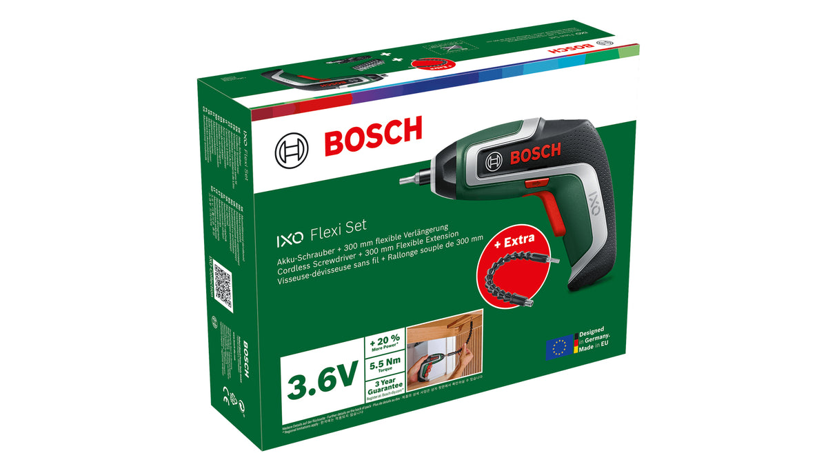 Bosch IXO 7 Flexi-sæt 3,6V Skruemaskine