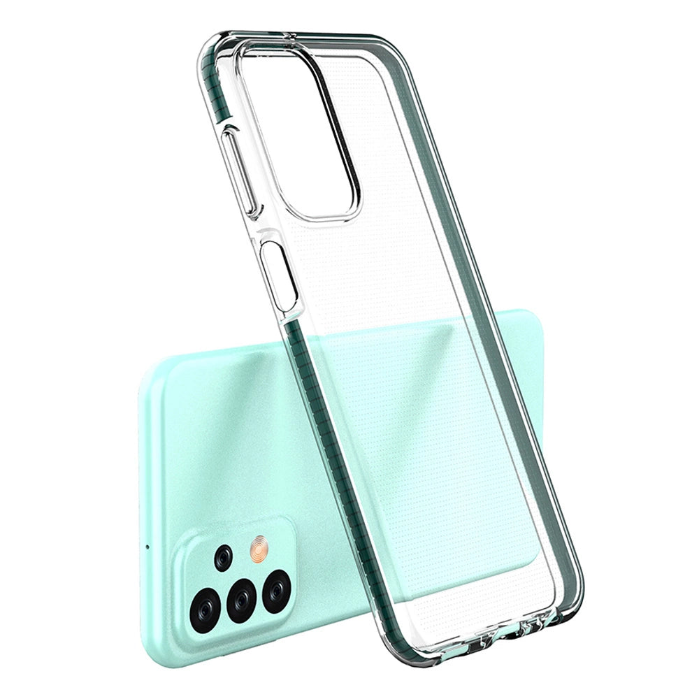 Spring Case til Samsung Galaxy A23 silikone dække med ram lysblå