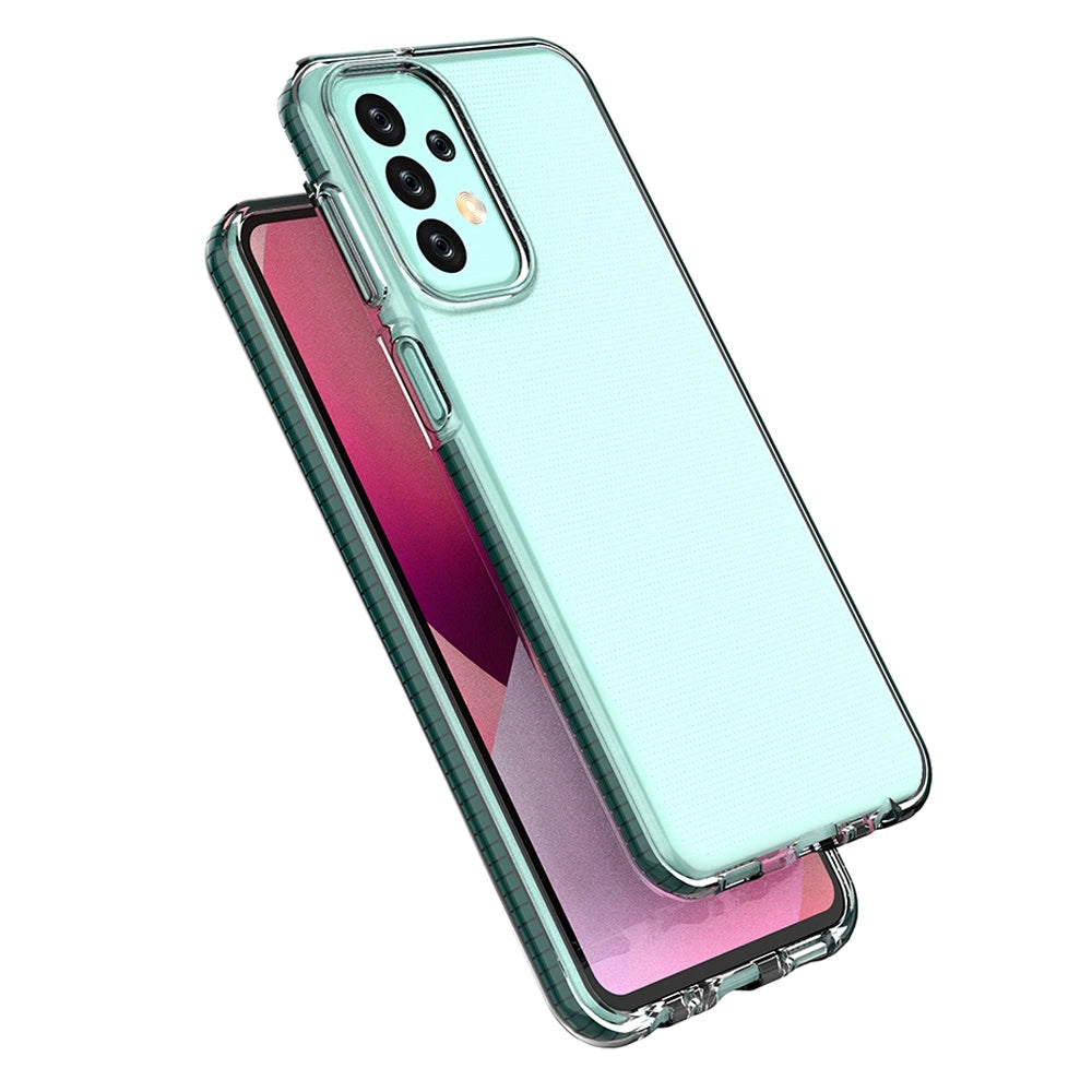 Spring Case til Samsung Galaxy A23 silikone dække med ram lysblå