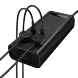 Baseus bilstrømsomformer 150W 12V / 500W 220V (EU- og KN-stik) sort (CGNB000101)