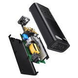 Baseus bilstrømsomformer 150W 12V / 500W 220V (EU- og KN-stik) sort (CGNB000101)
