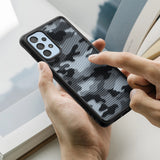 Ringke Fusion Matte tpu case med ramme til Samsung Galaxy A73 sort