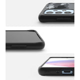 Ringke Fusion Matte tpu case med ramme til Samsung Galaxy A73 sort