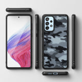 Ringke Fusion Matte tpu case med ramme til Samsung Galaxy A73 sort