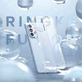 Ringke Fusion Matte tpu case med ramme til Samsung Galaxy A73 sort