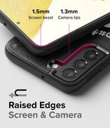 Ringke Onyx Design holdbare cover Case til Samsung Galaxy S22 + (S22 Plus) sort (X) ()