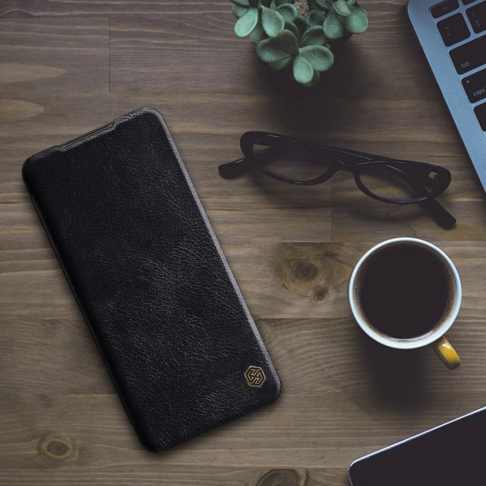 Nillkin Qin læder hylstercase til Samsung Galaxy A13 5G brun
