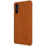 Nillkin Qin læder hylstercase til Samsung Galaxy A13 5G brun