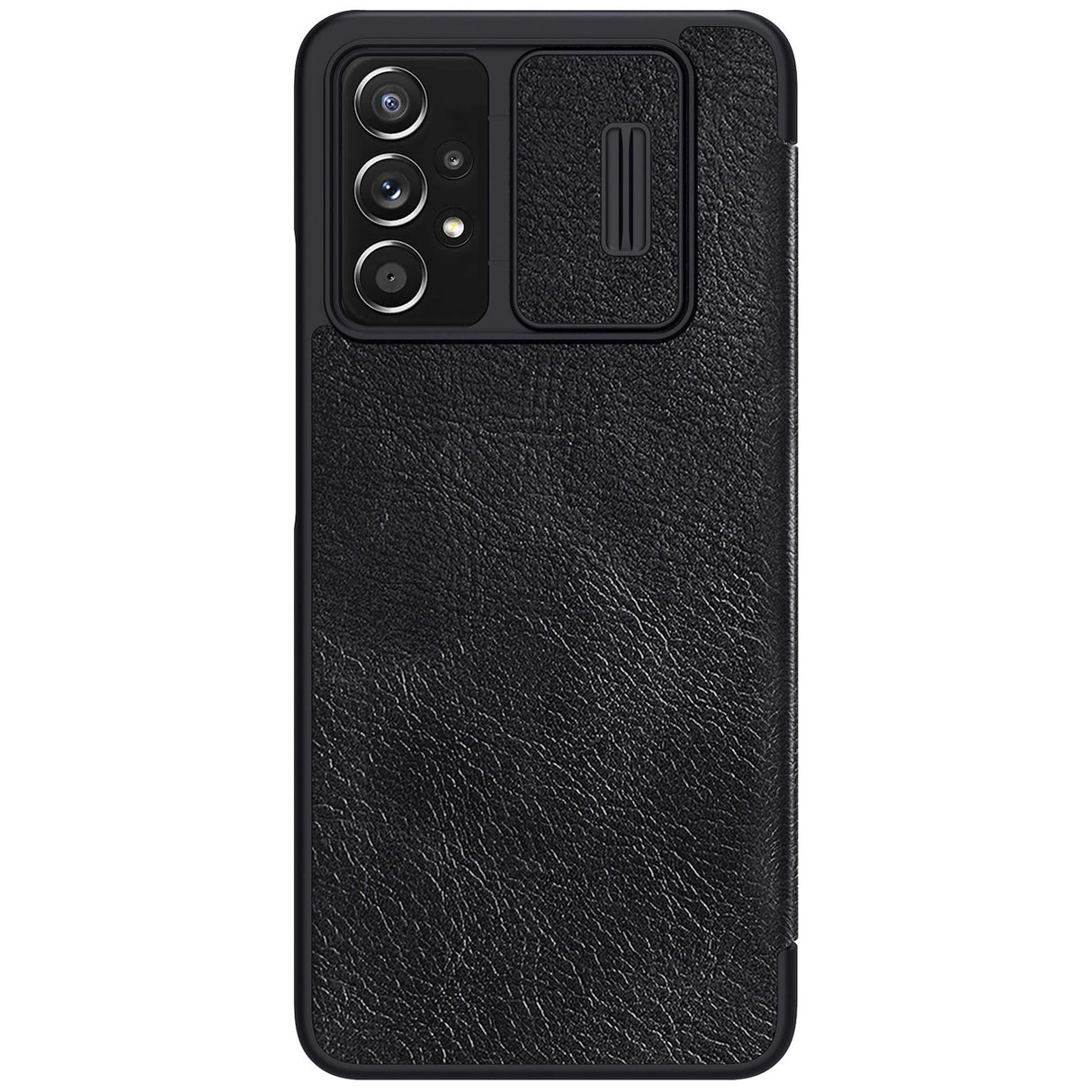 Nillkin Qin læderhylster for Samsung Galaxy A73 sort