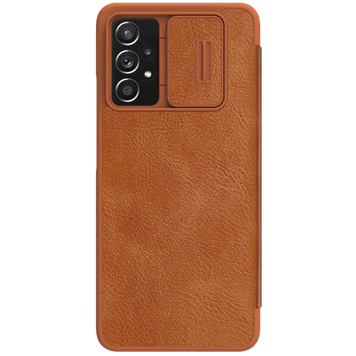 Nillkin Qin læderhylster for Samsung Galaxy A73 brun