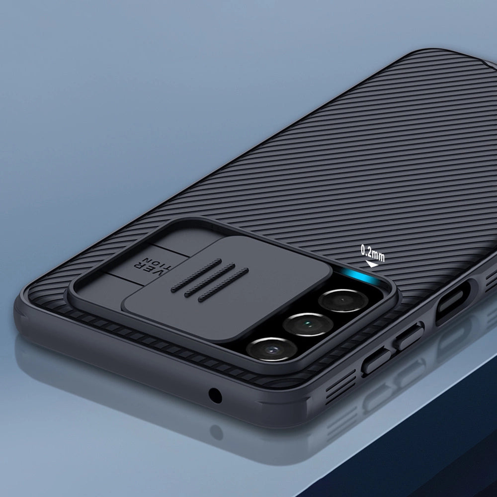 Nillkin CamShield Pro Case Armored Case Cover Camera Protector til Samsung Galaxy A73 sort
