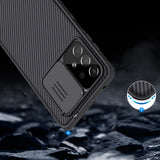 Nillkin CamShield Pro Case Armored Case Cover Camera Protector til Samsung Galaxy A73 sort
