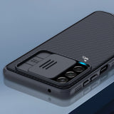 Nillkin CamShield Pro Case Armored Case Cover Camera Protector til Samsung Galaxy A73 Blue