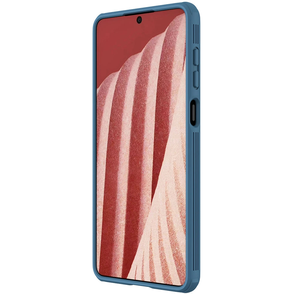 Nillkin CamShield Pro Case Armored Case Cover Camera Protector til Samsung Galaxy A73 Blue