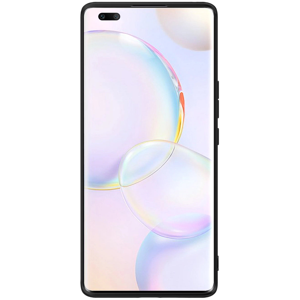 Nillkin Textured Case holdbar forstærket etui med gel ramme og nylon bagsiden til Honor 50 Pro sort