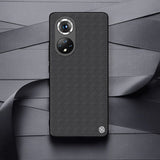 Nillkin Textured Case holdbar forstærket etui med gel ramme og nylon bagsiden til Honor 50 Pro sort