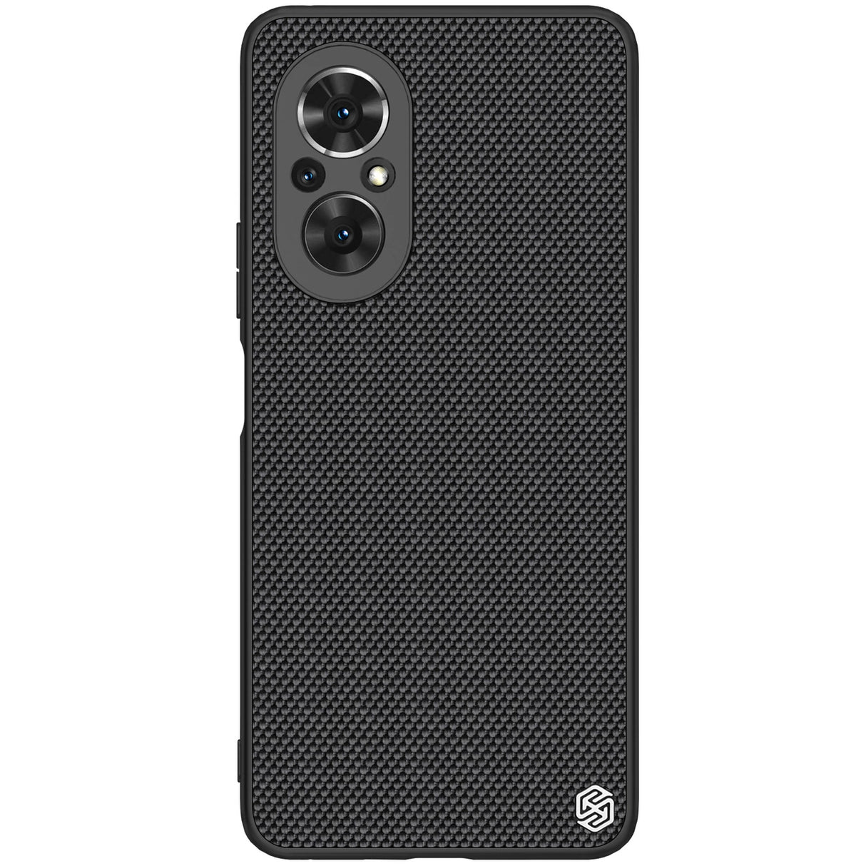 Nillkin Textured Case holdbar forstærket etui med gel ramme og nylon bagsiden til Honor 50 SE sort