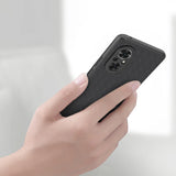 Nillkin Textured Case holdbar forstærket etui med gel ramme og nylon bagsiden til Honor 50 SE sort