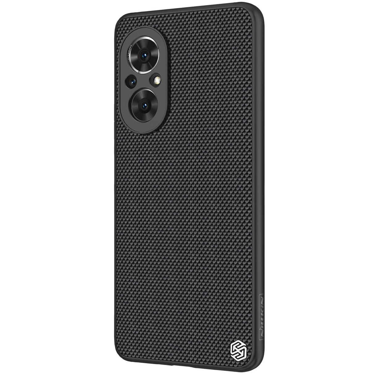 Nillkin Textured Case holdbar forstærket etui med gel ramme og nylon bagsiden til Honor 50 SE sort
