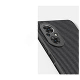 Nillkin Textured Case holdbar forstærket etui med gel ramme og nylon bagsiden til Honor 50 SE sort
