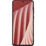 Nillkin Textured Case holdbar forstærket etui med gel ramme og nylon tilbage til Samsung Galaxy A73 sort