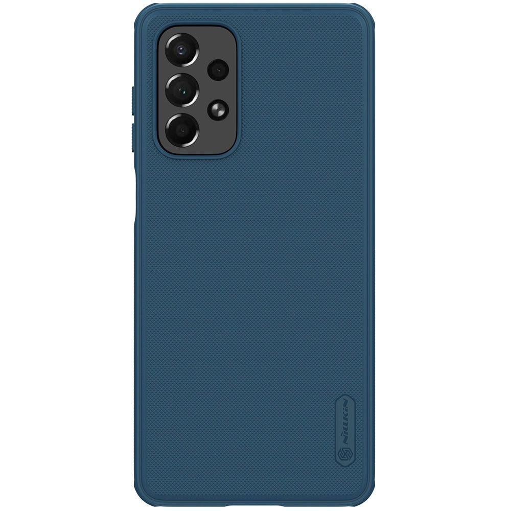 Nillkin Super Frosted Shield Pro holdbar forside til Samsung Galaxy A73 blå
