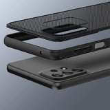 Nillkin Super Frosted Shield Pro holdbar forside til Samsung Galaxy A73 blå