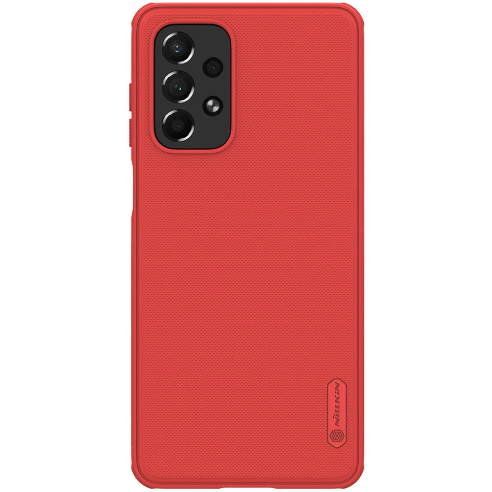 Nillkin Super Frosted Shield Pro holdbar forside til Samsung Galaxy A73 rød